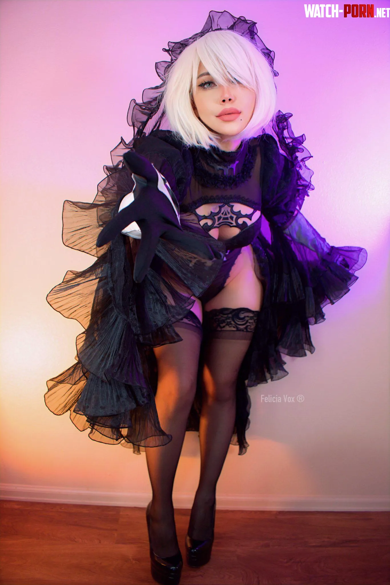 Bride 2B cosplay from NieR Automata by Felicia Vox by FeliciaVox
