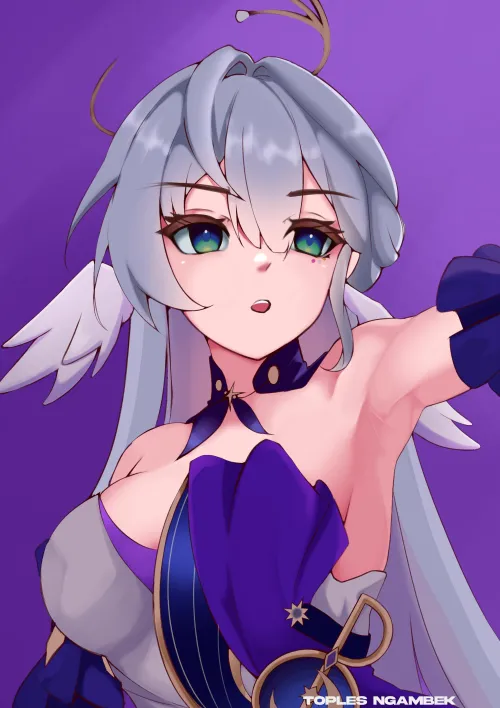 Thumbnail Robin Fajar Devstar Honkai Star Rail by TheRoySez | animearmpits