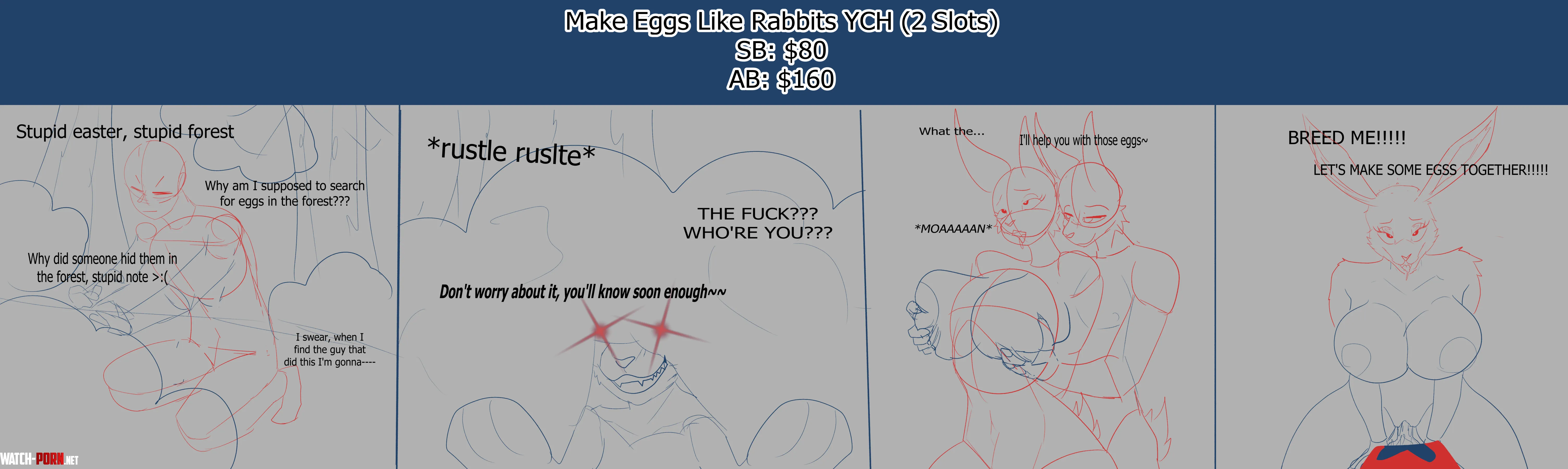Mating Like Rabbits YCH by CupcakeHuge9480