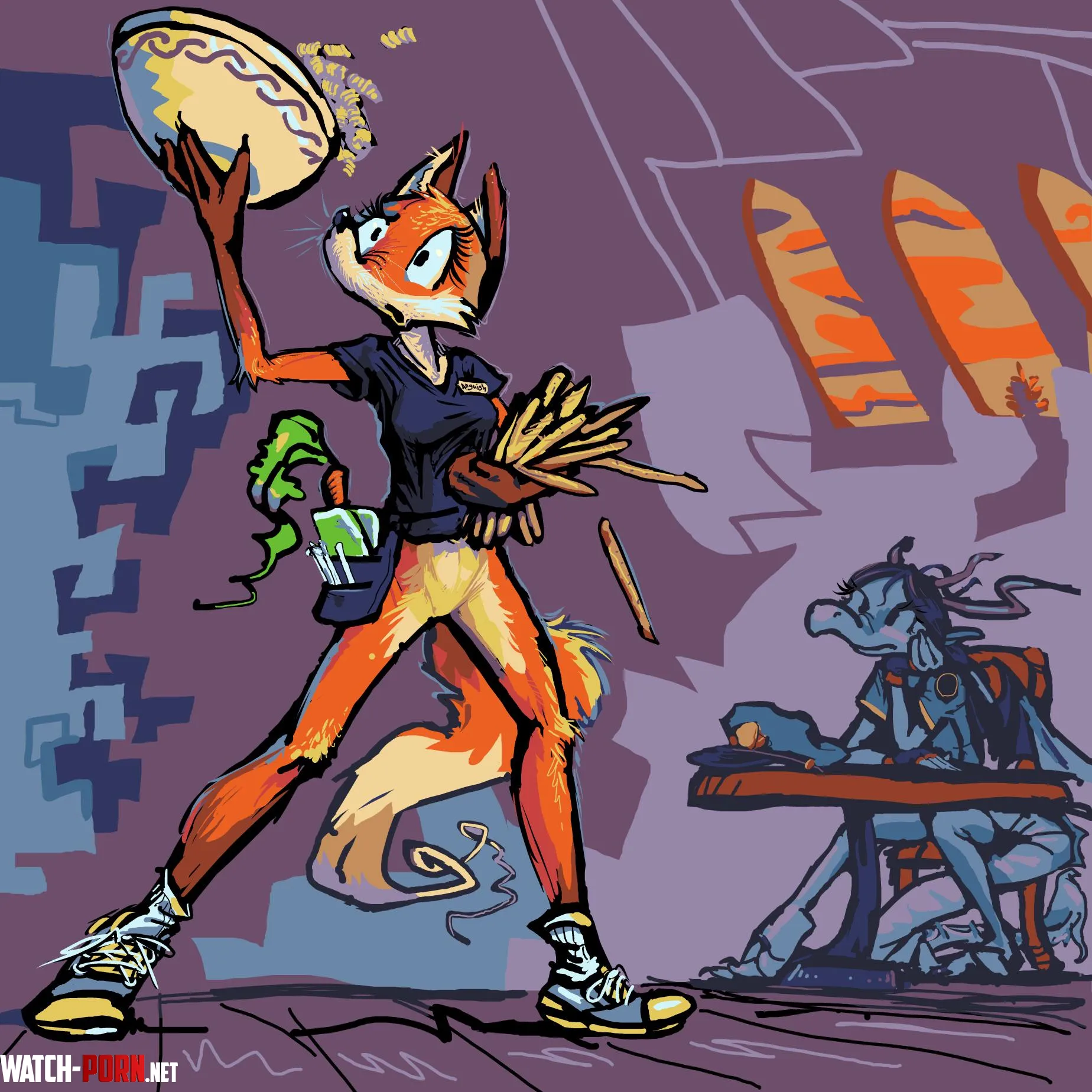 service frustration i drew it by Frabaginarf
