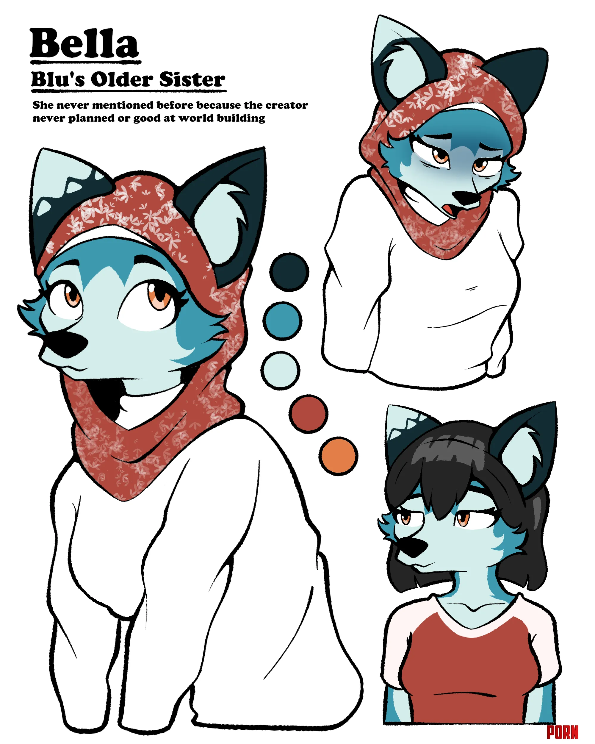 The Blu Fox Sister  By Me  by azpproject