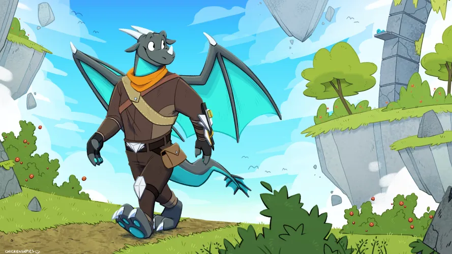 Thumbnail Exploring Fantasy Worlds: Furry Art by chimigni