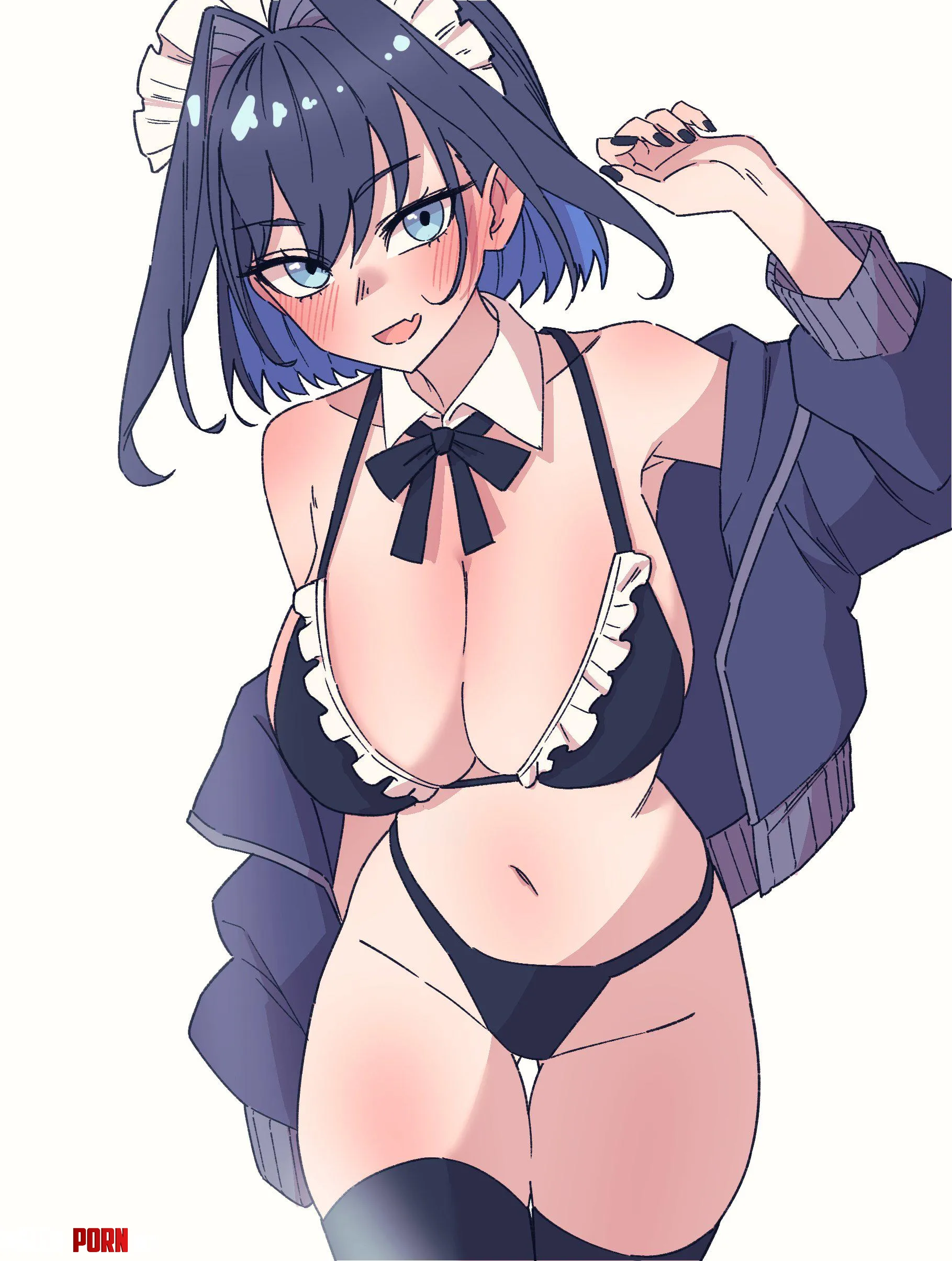 Maid Kronii Hololive by A_MASSIVE_PERVERT