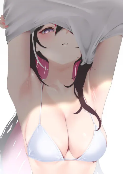 Thumbnail AZKi Shirt Lift Hololive: A_MASSIVE_PERVERT's Playful Scene