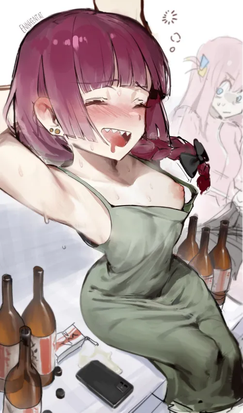 Thumbnail Hentai: ENFanatic Presents Kikuri's Nip Slip