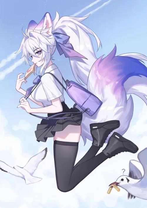 Thumbnail Enjoying a Toast in the Sky: A Fun Read by marxsander2016 in Ecchi Category