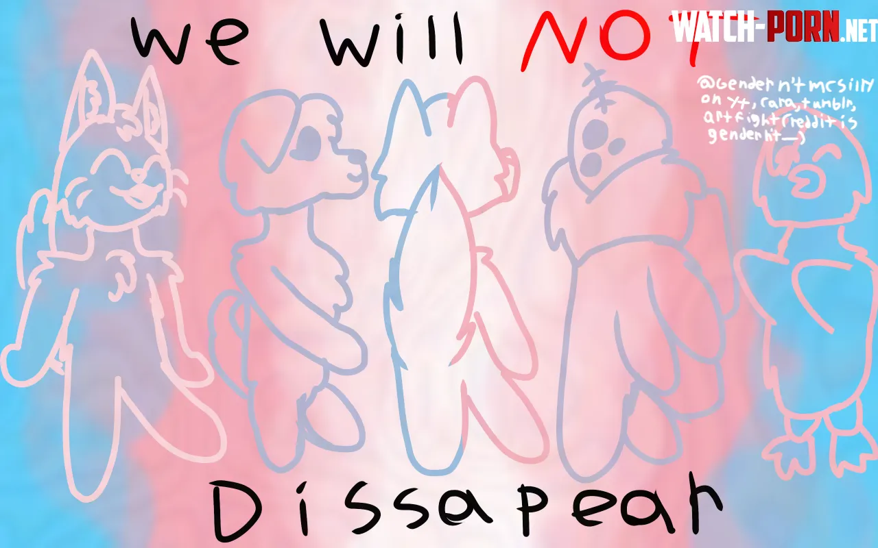 We will not dissappear OC by Gendernt_