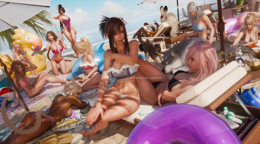 Thumbnail Final Fantasy Beach Girls: A_MASSIVE_PERVERT's Perspective