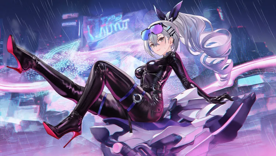 Thumbnail Unleash Your Inner Anime Enthusiast with Silver Wolf Honkai Star Rail by CheetahSperm18