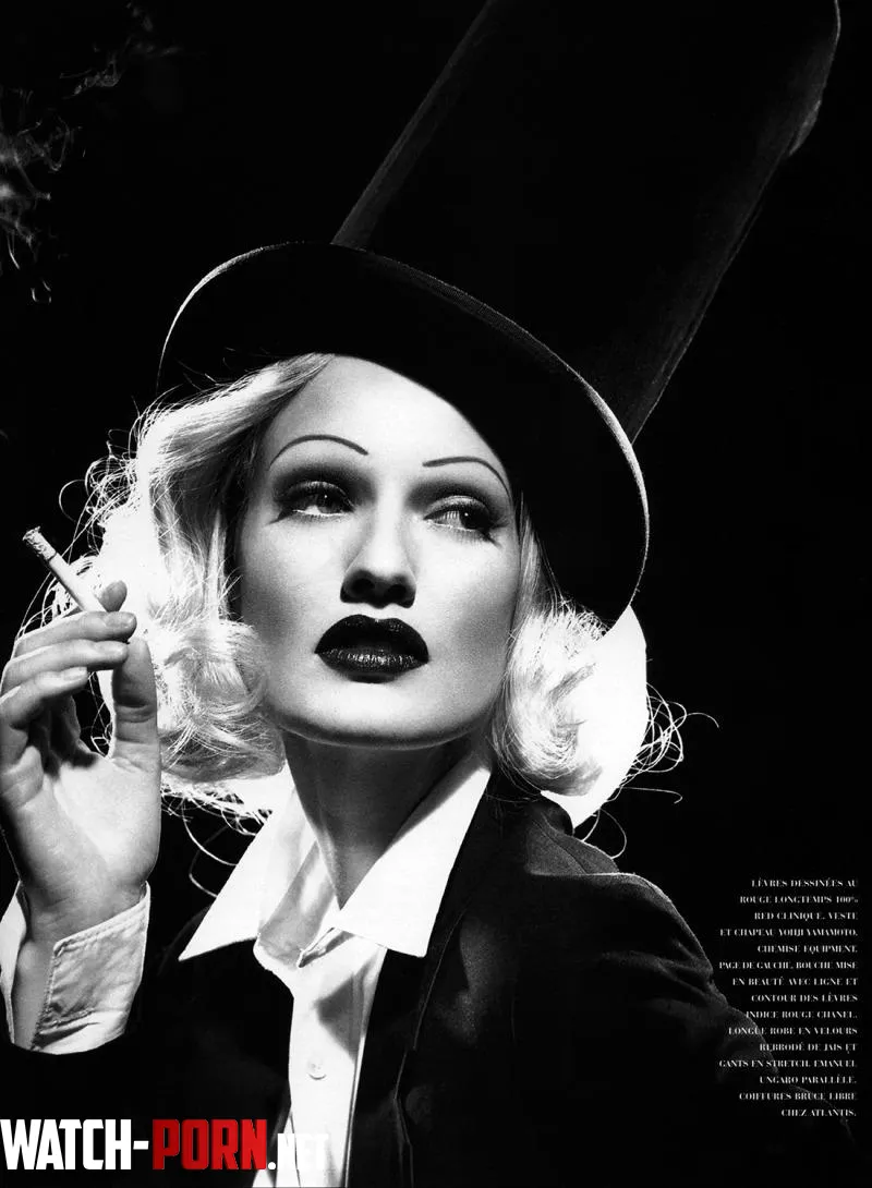 Karen Mulder as Marlene Dietrich by bil-sabab