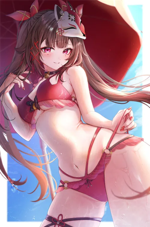 Thumbnail Sparkles' Cool Swimsuit Fashion: A Must-See Look