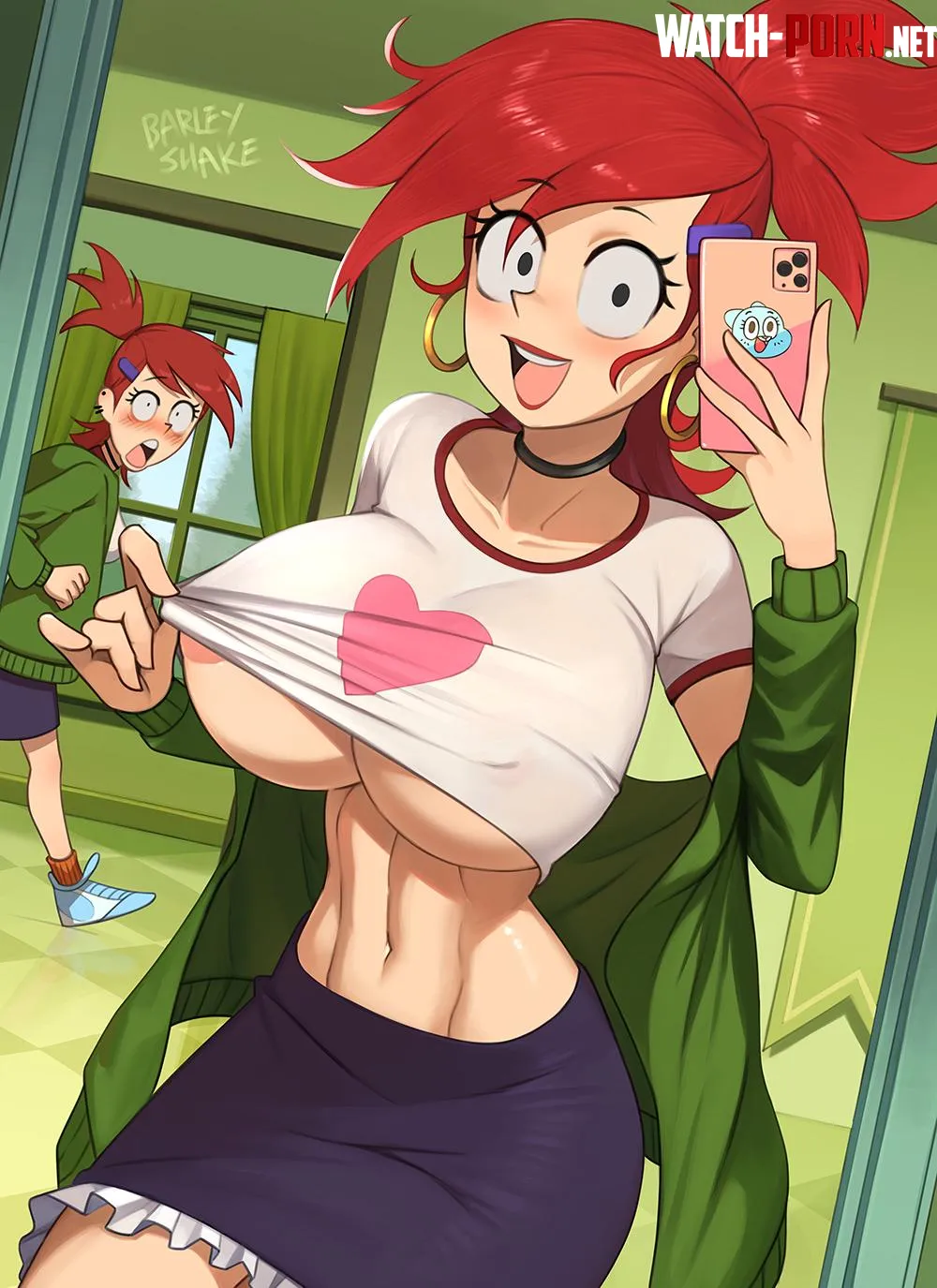 Imaginary Frankies mirror selfie BarleyShake FOSTERS HOME FOR IMAGINARY FRIENDS by AlKo96