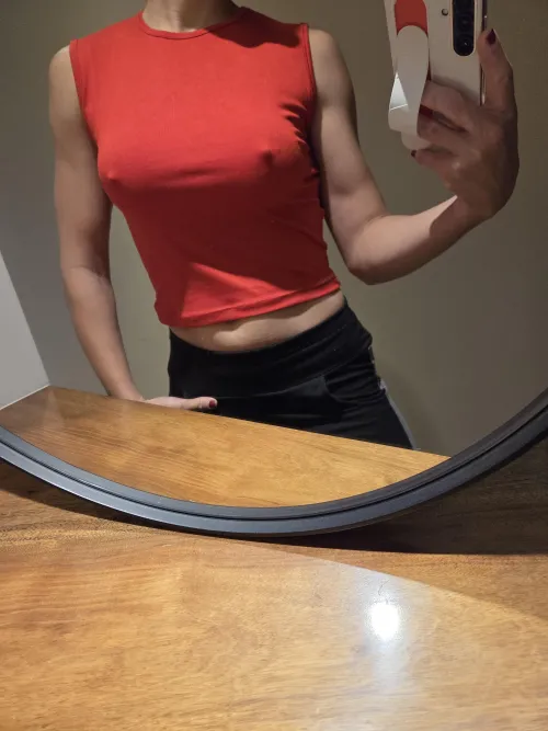 Thumbnail Cold Weather Makes It Noticeable - A Braless Experience by colette_of_vip