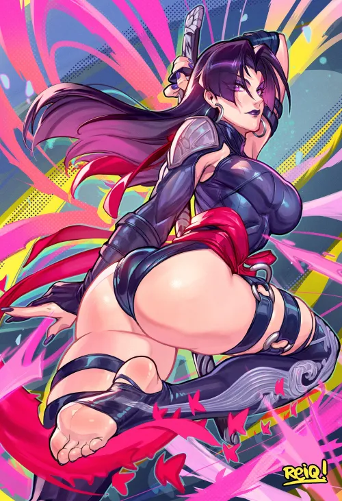 Thumbnail Marvel's Psylocke by Reiq | rule34feet Category