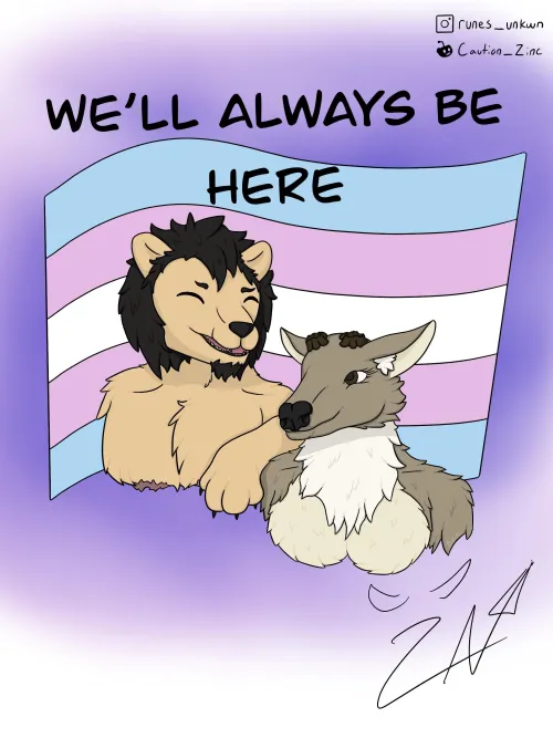 Thumbnail Trans Visibility Day: Spreading Awareness by Caution_Zinc | Furry Category