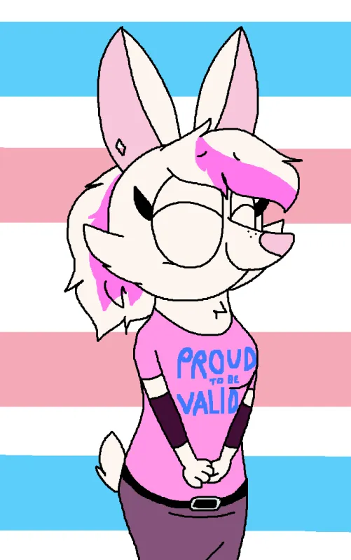 Thumbnail Proud Trans Visibility: Harper's Art by RickySmith2005 | furry