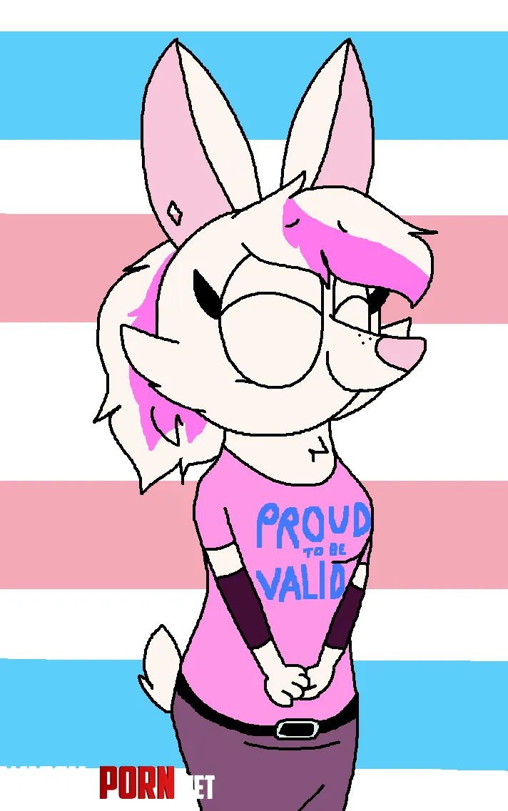 Harper being proud of her kind happy trans visibility day art done by me by RickySmith2005