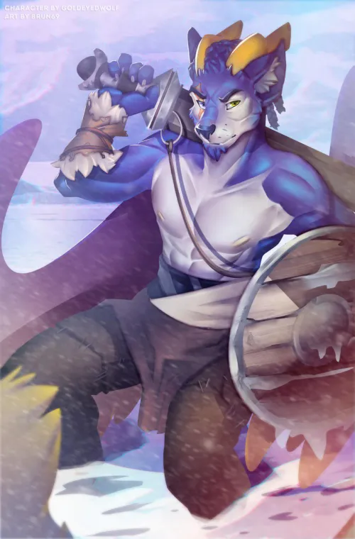 Thumbnail Viking Warrior Artwork: A Furry Tribute by RaitheTheGoat