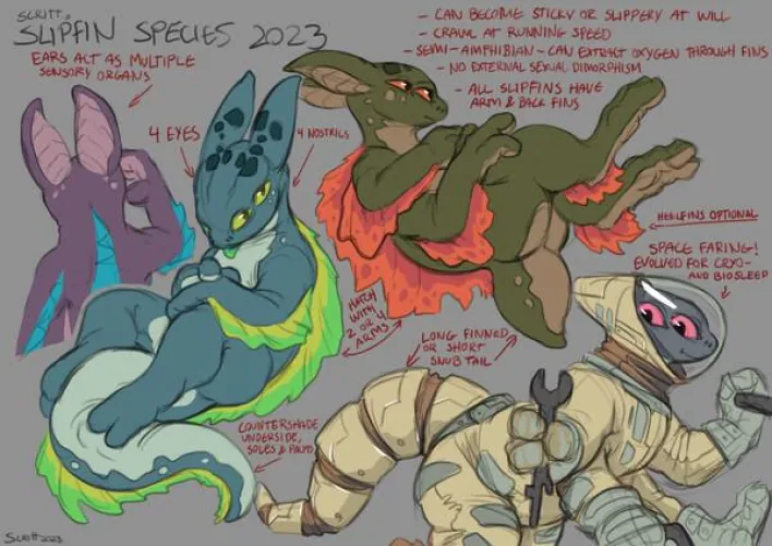 Thumbnail Calling Slipfins: Join Grubby75 in the Furry World