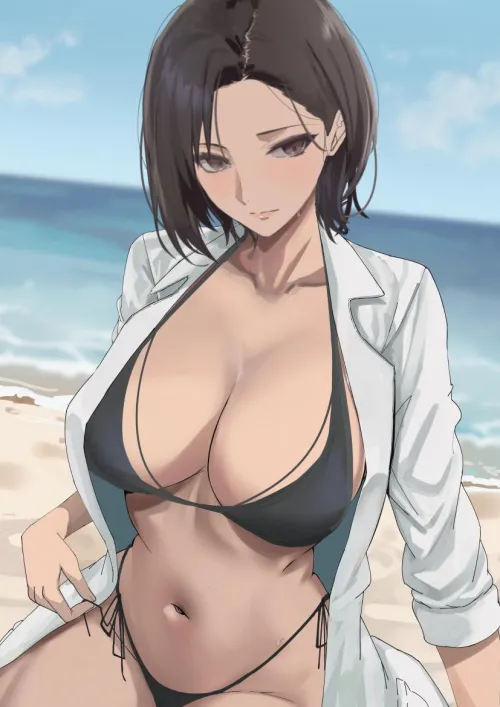 Thumbnail The Female Teacher at the Beach: An Original Tale in AnimeMILFS by Zewen_Senpai