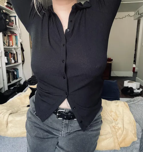 Thumbnail Taking Stretch Breaks Seriously: Braless Chronicles by Velvety_Vickie