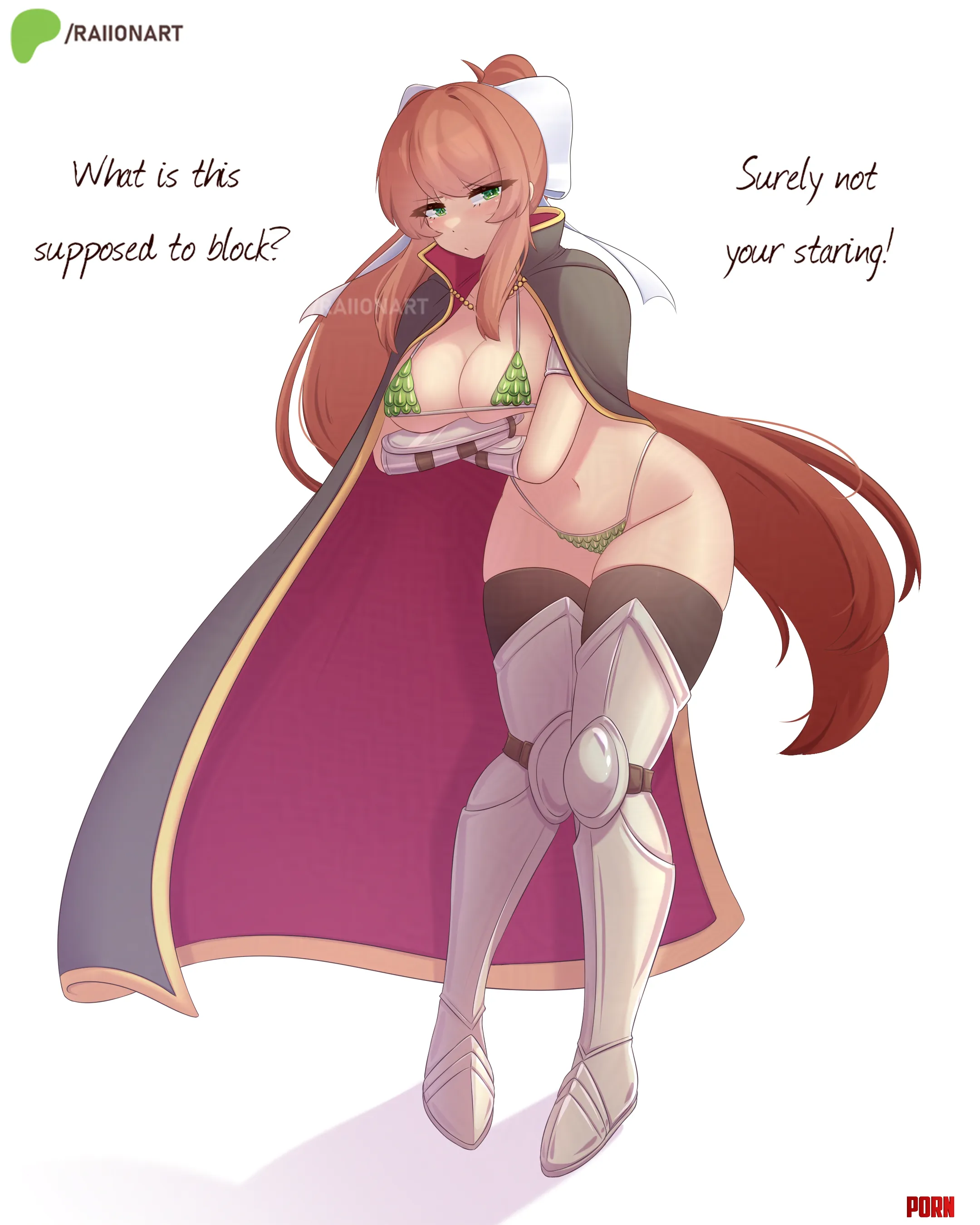 Bikini armour Monika OC RaionArt by RaionArt