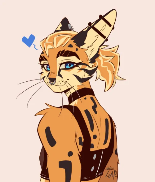 Thumbnail Ponytail Look Experiment: Furry Art Creation | Galinn-Arts