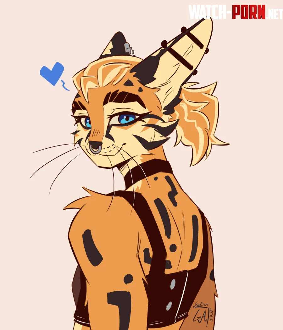 Shes trying out the ponytail look   Art by me by Galinn-Arts