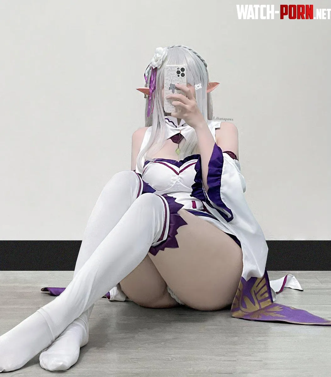 My Emilia cosplay  by lilianaakitty