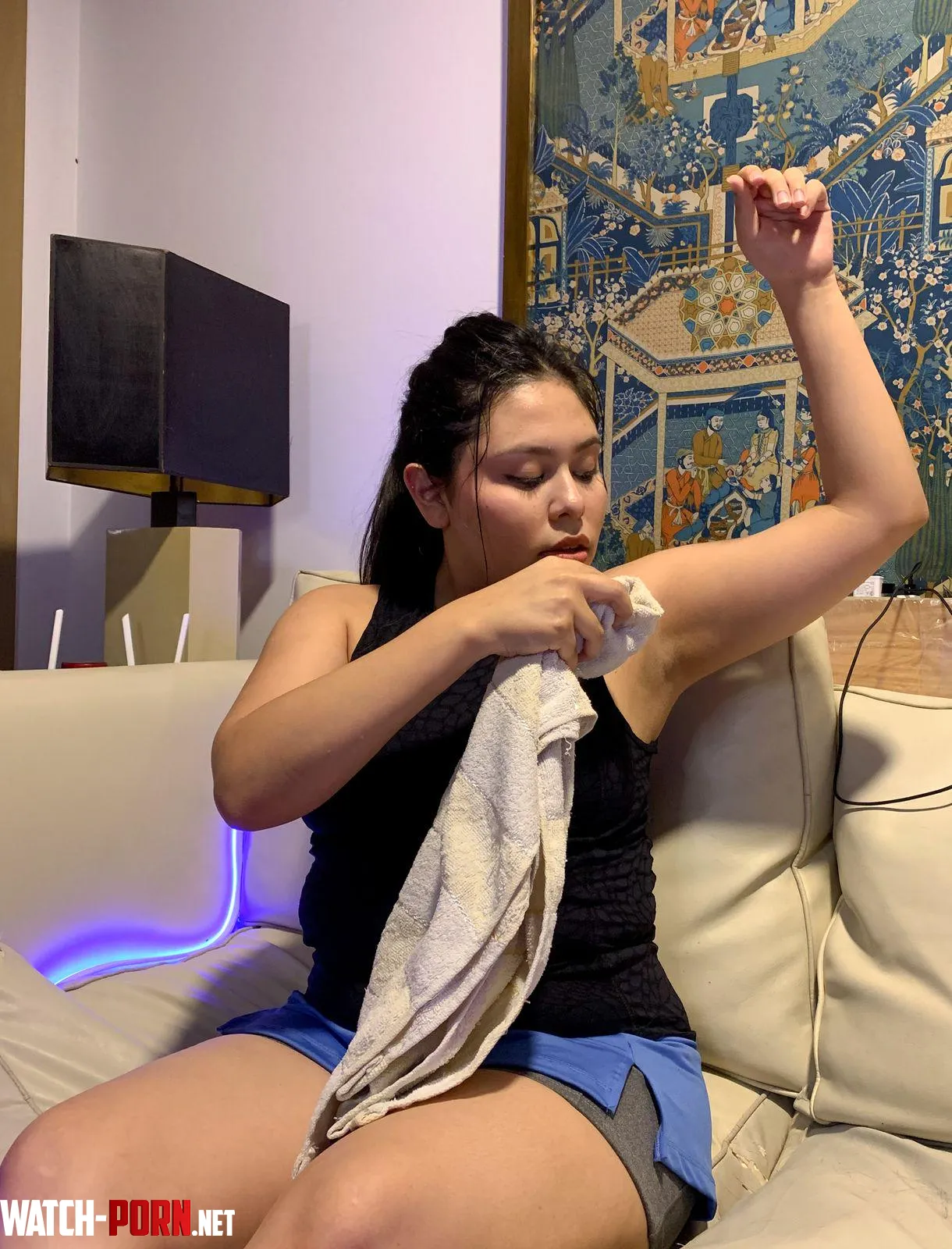 I just got out of the gym will you let me clean my armpits or would you rather clean them yourself by Intringuing_artemisa