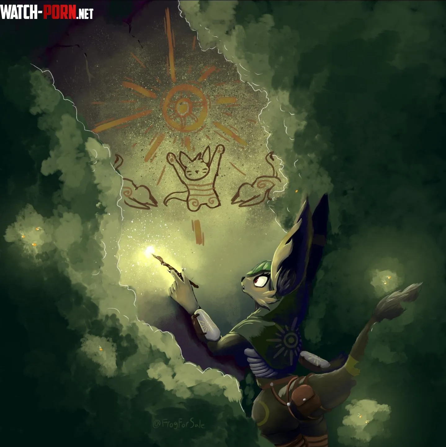 A painted commission i did for a friend 3 by FrogForSale