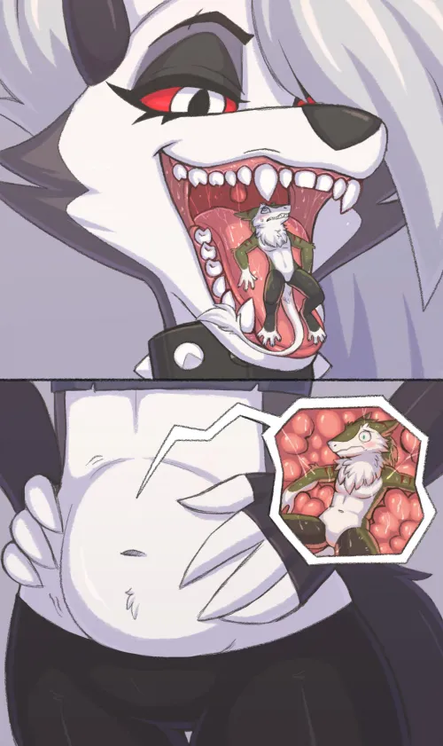 Thumbnail Tasty Snack Delight: Vore Art Exploration by xXBluessinbinXx