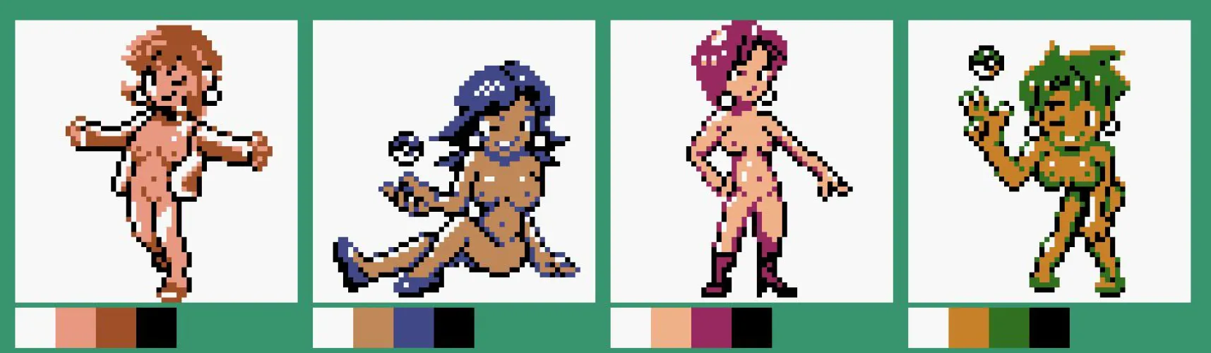 Thumbnail GB Pokémon Trainer Resprite Creation | PixelArtNSFW Category