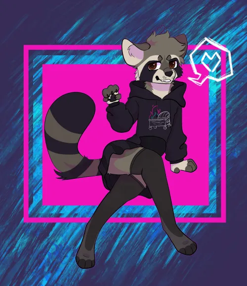 Thumbnail Unraveling the Furry World: Insights into Dumpster Fire by OhNoItsShiloh | Furry