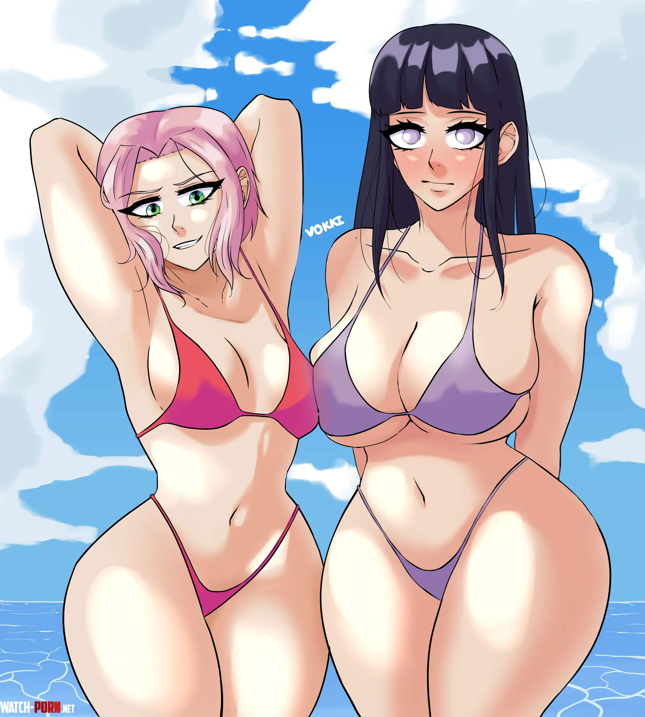 Sukura amp Hinatas busty bodies by NinjaMushiLP