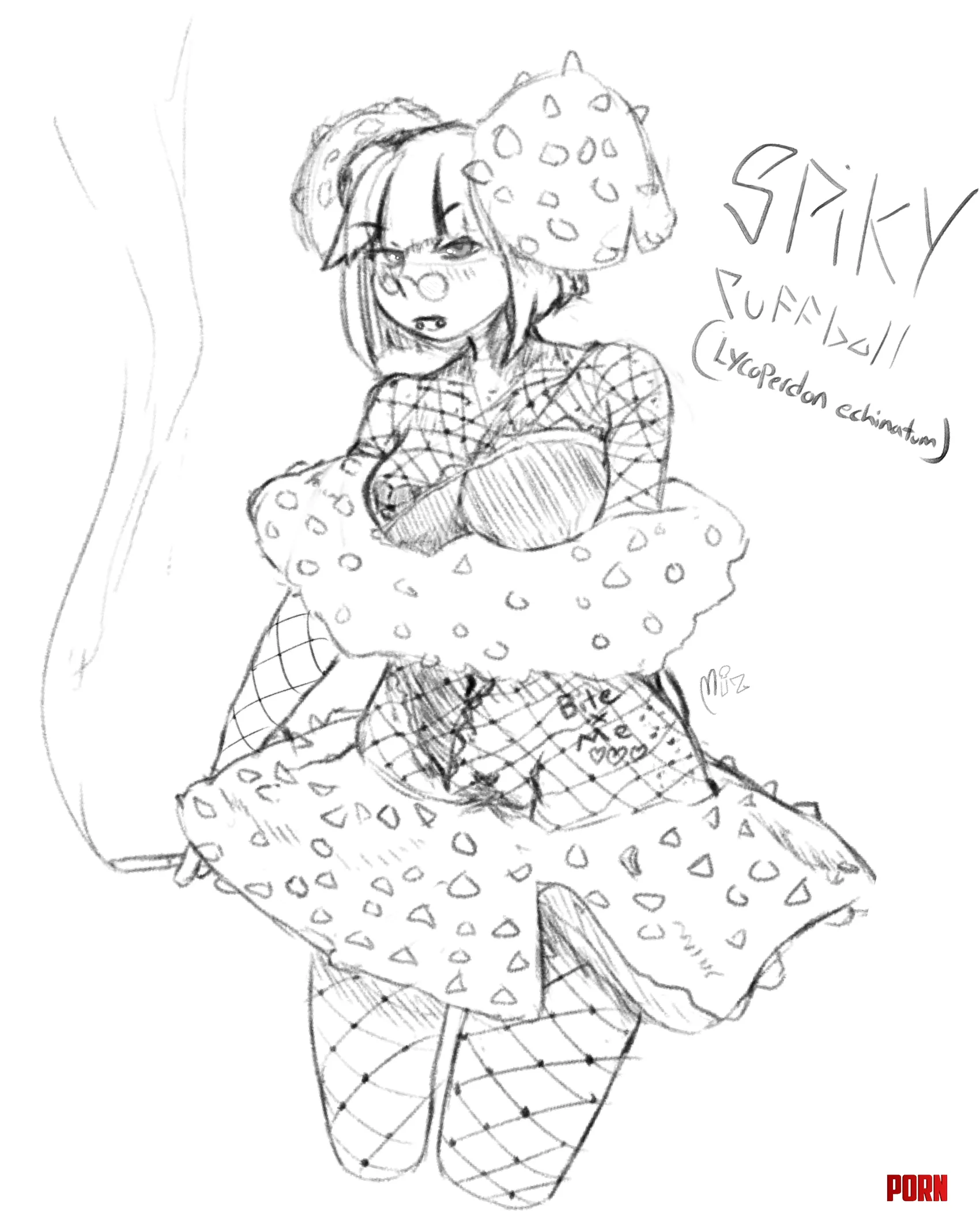 You wouldnt bite a mushroom would you Spikyyyyy  by Deathatrise