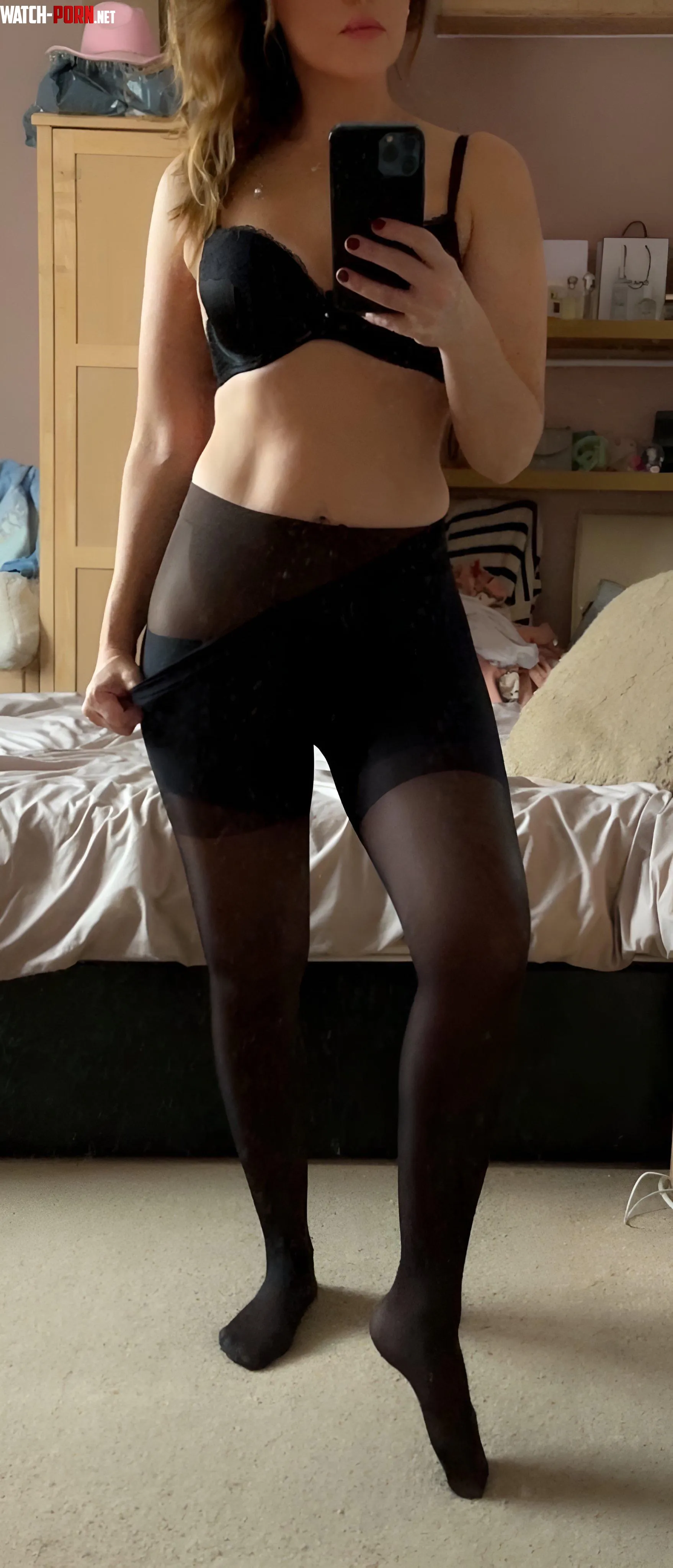 Double layered tights why wear one pair when you can wear two by pandora0405