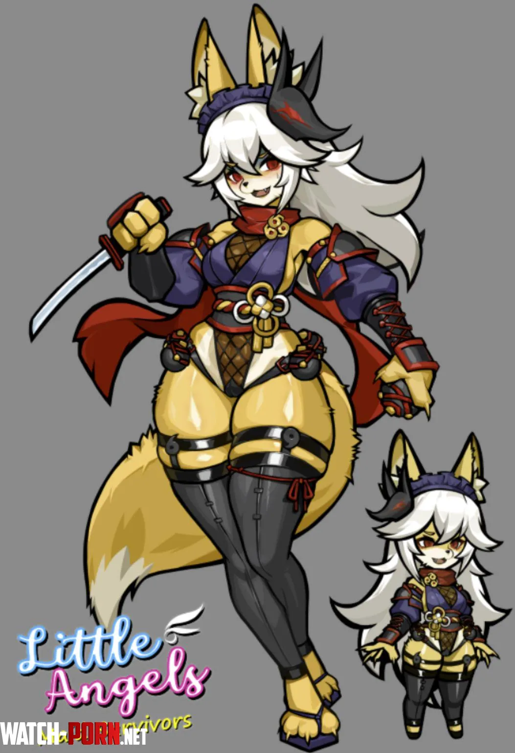 Draw ninja maid for my game  What do you think by MilkEmpireStudio