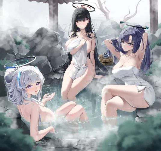 Thumbnail Stunning Duo: Rio Yuuka & Noa Blue Archive by CheetahSperm18