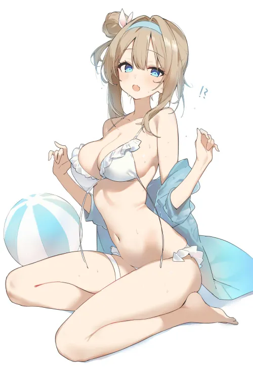 Thumbnail Wardrobe Malfunction Alert: marxsander2016's Swimsuit Adventure in animemidriff