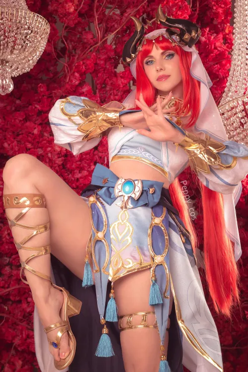 Thumbnail Captivating Nilou Cosplay by Peppycos in NSFWCostumes