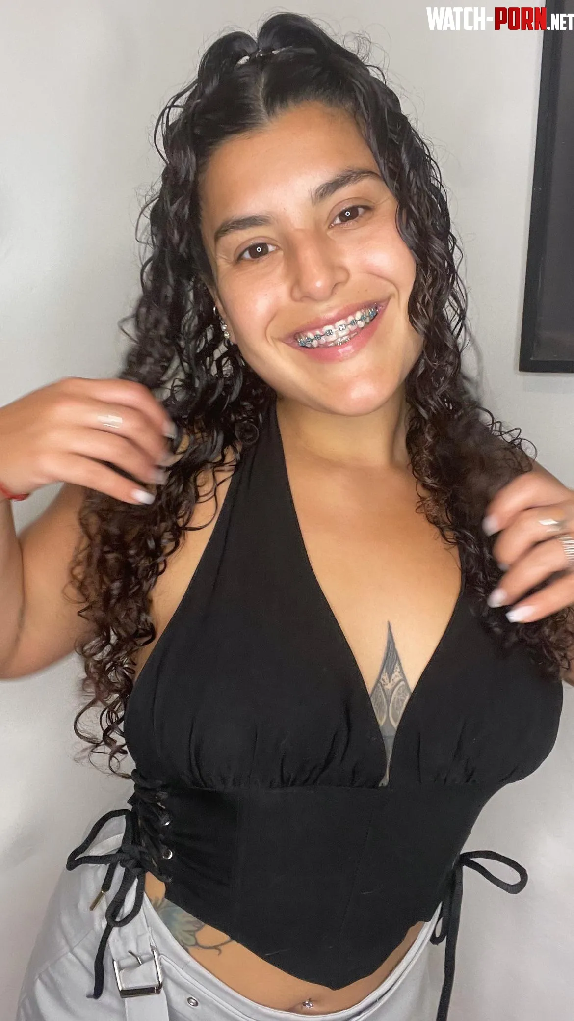 I love the combination of black and gray by curlyydoll
