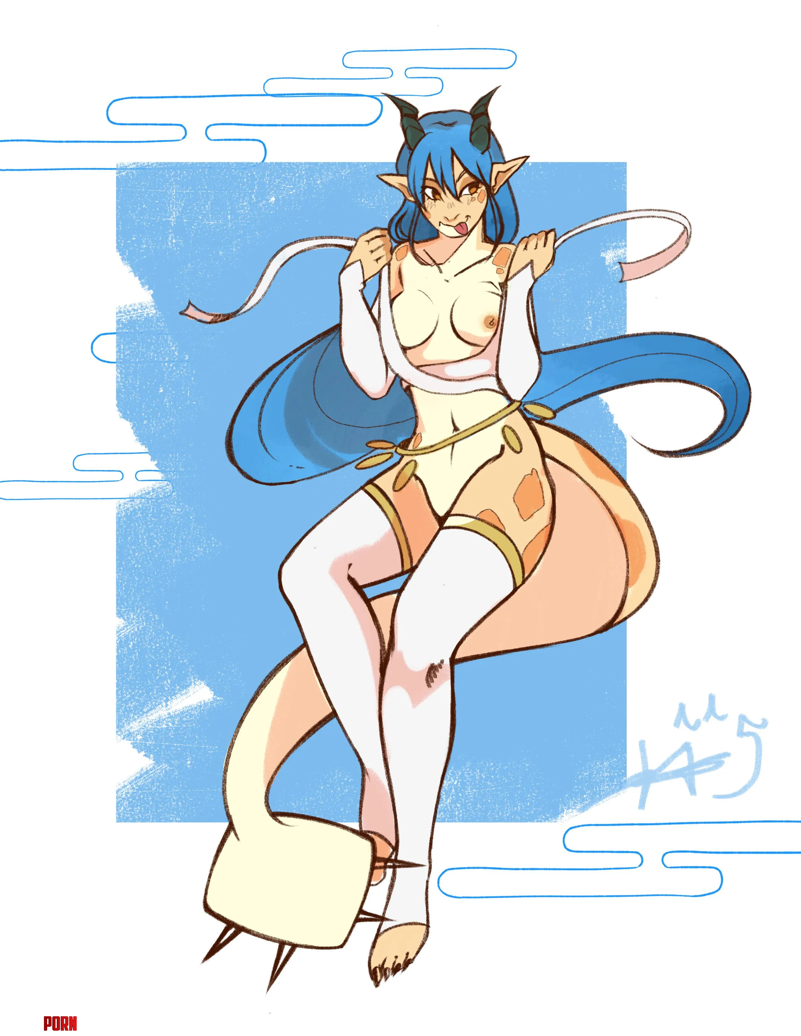 Sweet dragon girl by Individual-Try5866