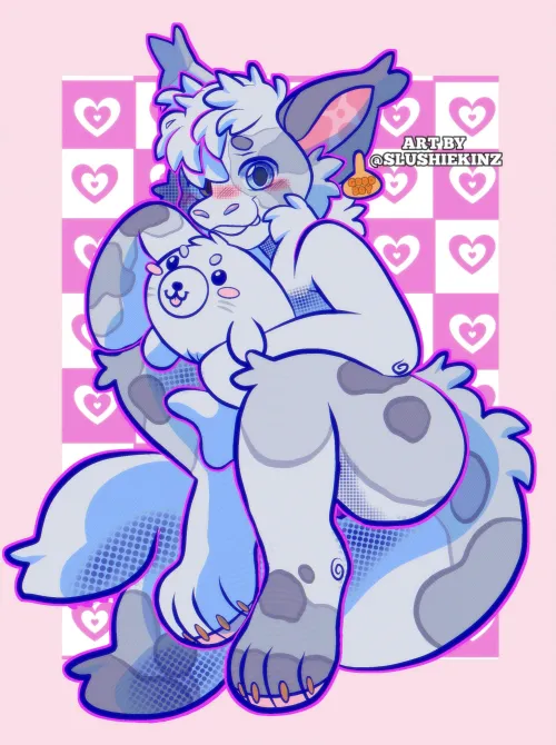 Thumbnail Yuki's Seal Art: A Furry Creation by Slushiekinz