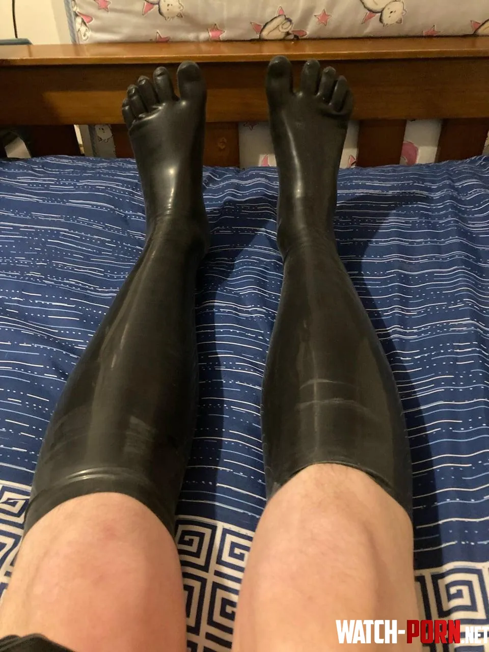 Latex toed socks by Glove_Lover_