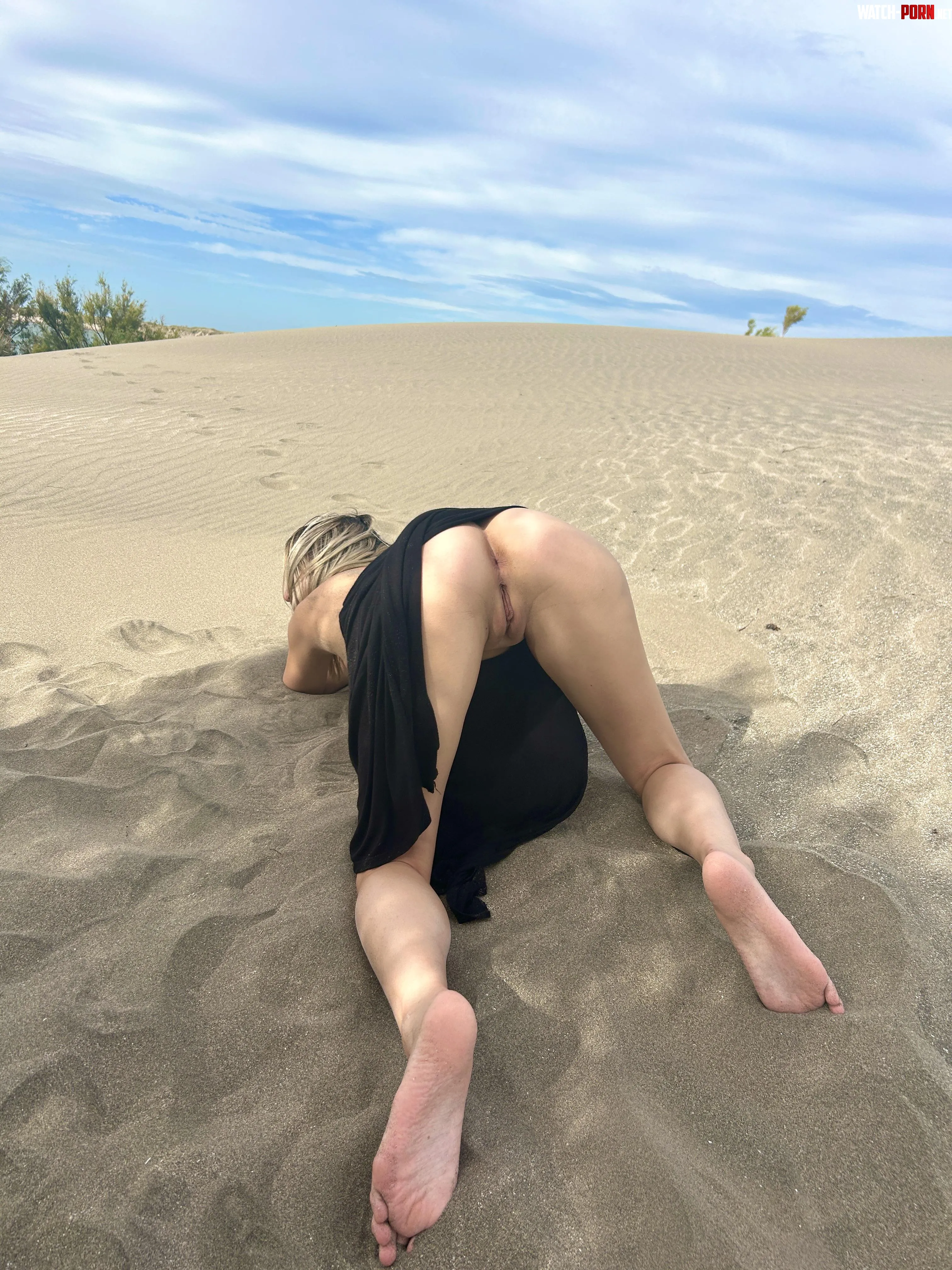 Petite naughty and a sweet college girl on the beach by Bluehut6