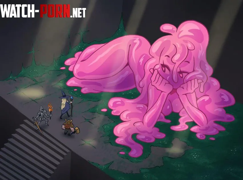 Shes so hot imagine this giantess slime goddess servicing all the travelers she finds by DreWhis89