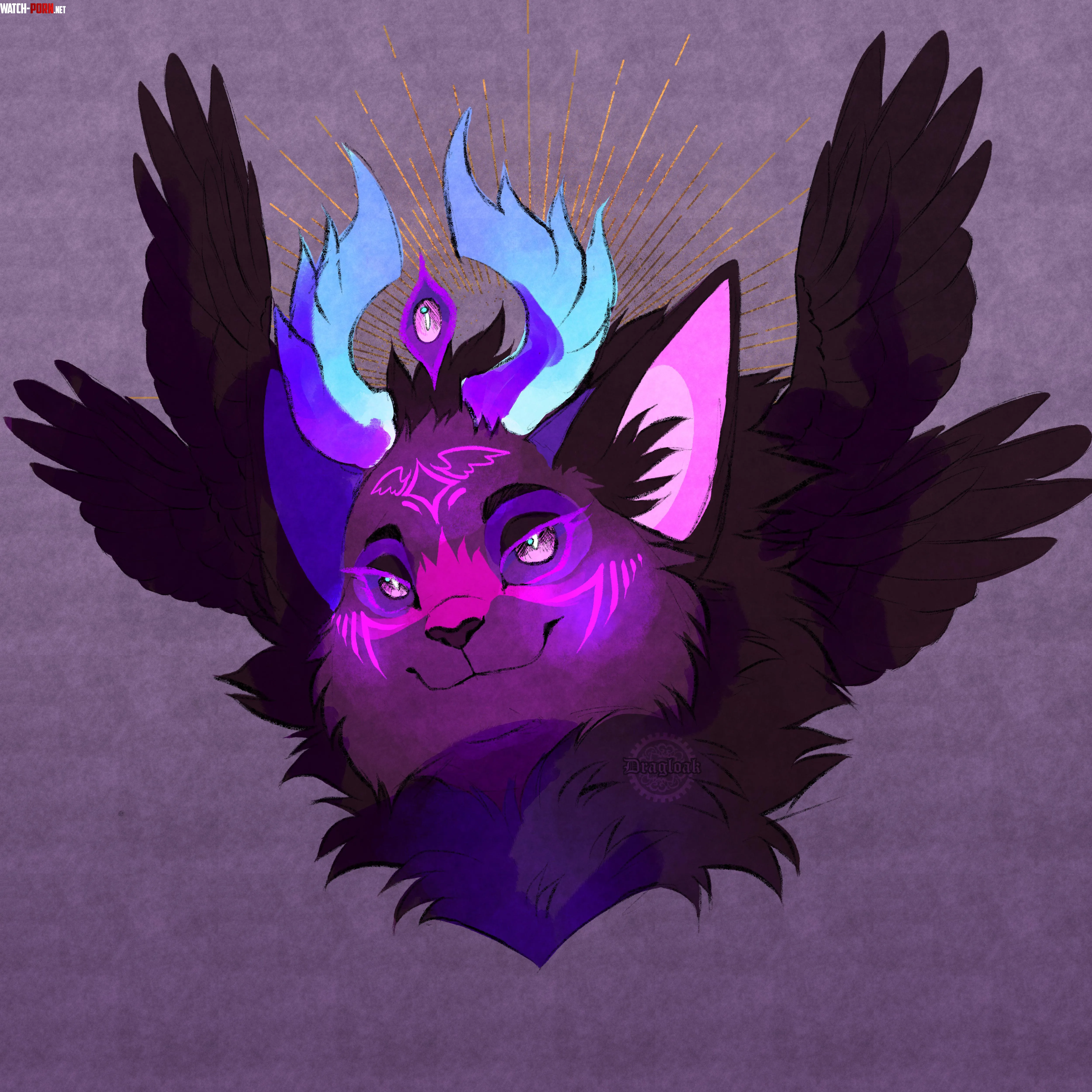 Turns your cat into an eldritch god Art by me by Dragloak
