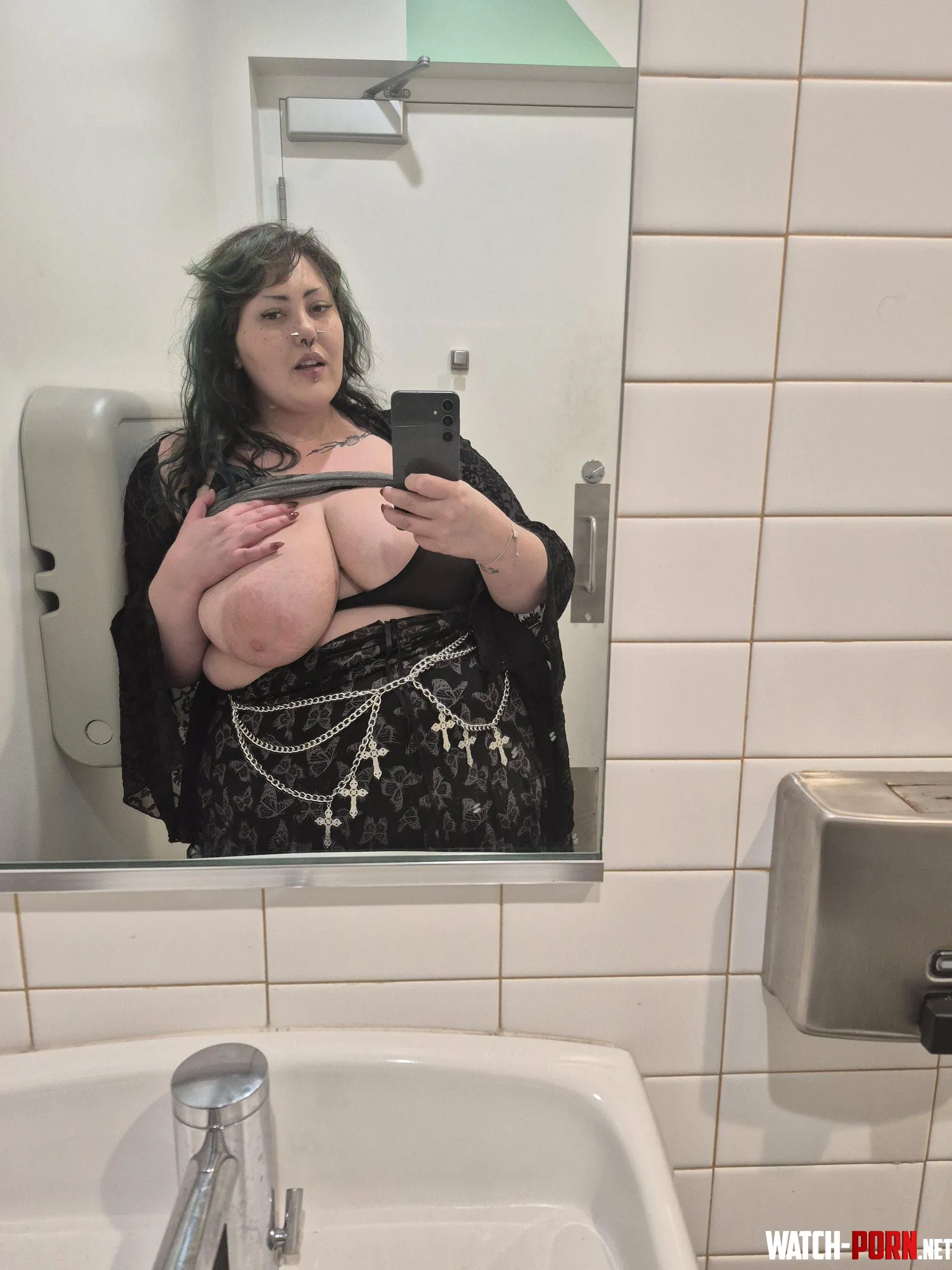 Bathroom selfies for my friends whenever 3 by Cutegothcrybaby