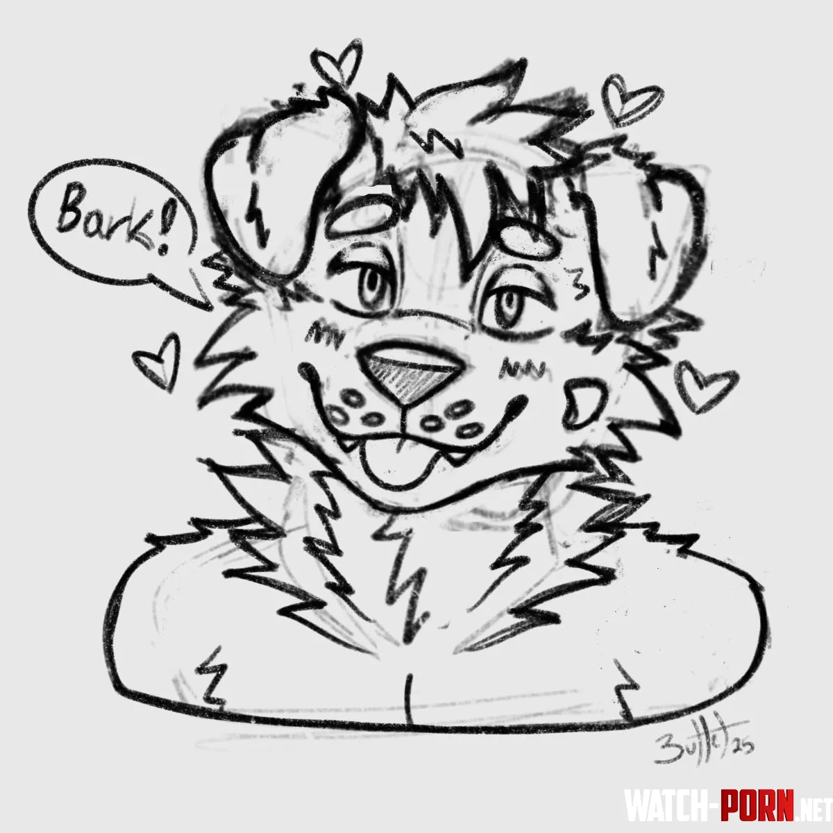 Workin on a sticker for my man  by BulletDraws